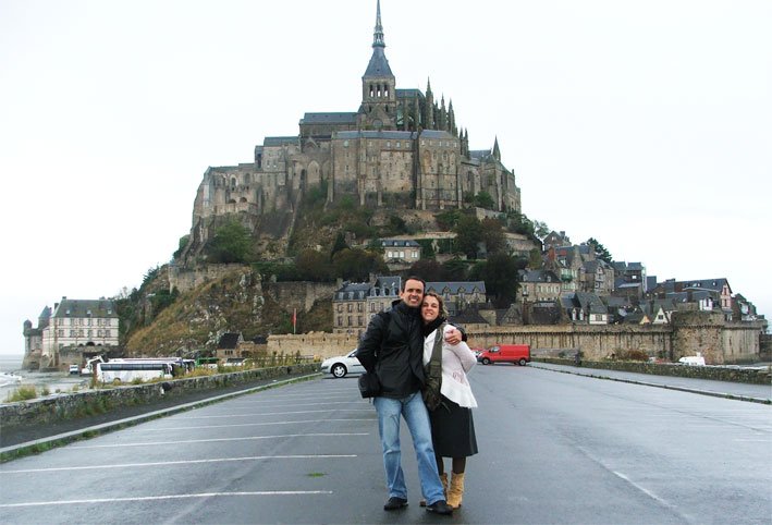 Vista do Mont Saint Michel
