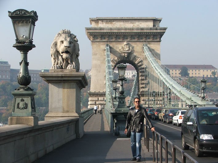 Budapeste-ponte-leao