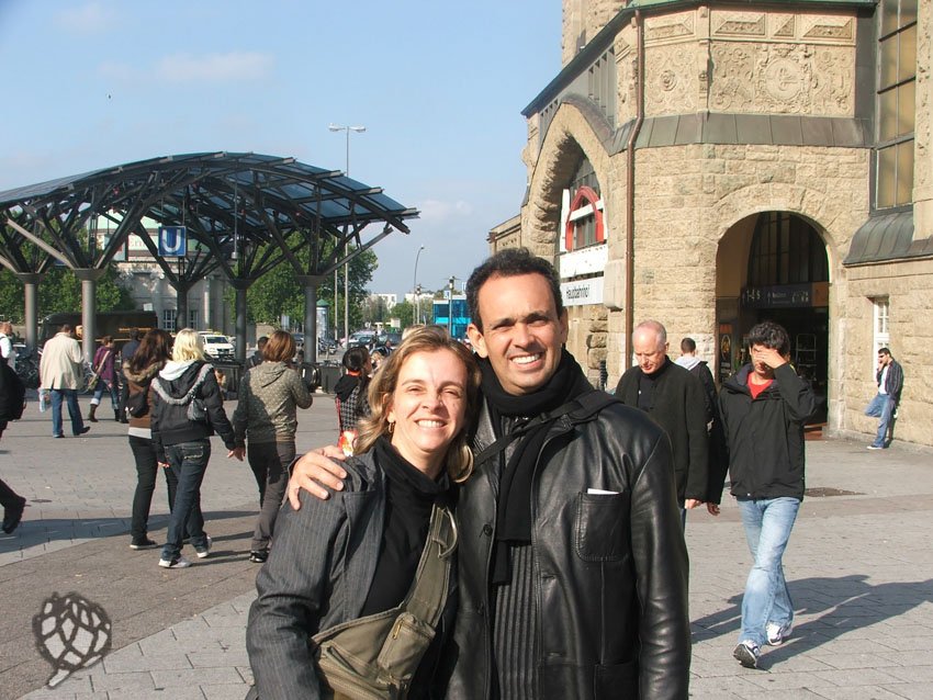 Eu e Pipo estacao Hamburgo