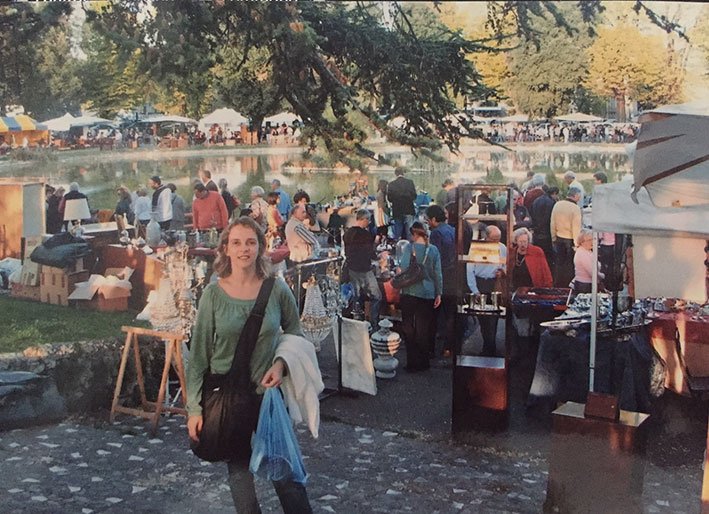 Feira de antiguidades em Florença