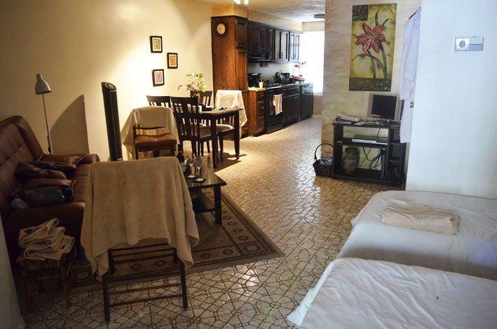 apartamento em New York sala