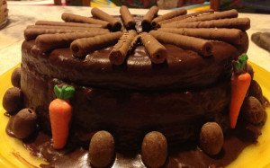 Bolo para a Páscoa decorado