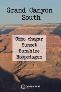 Grand Canyon South em algumas horas