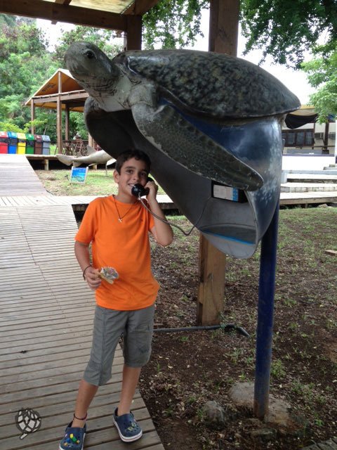 Fernando de Noronha com crianças