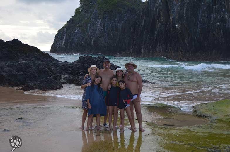 Baía dos Porcos em Fernando de Noronha