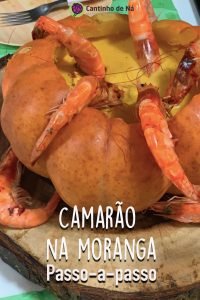 Receita de camarão na moranga