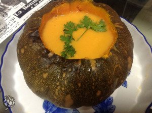 Creme de abóbora e batata