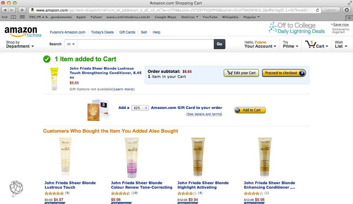 tela Amazon comprar na wish list3