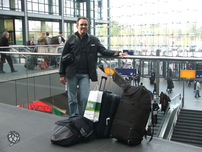 Estação de trem em Berlim Trem pela Europa 2