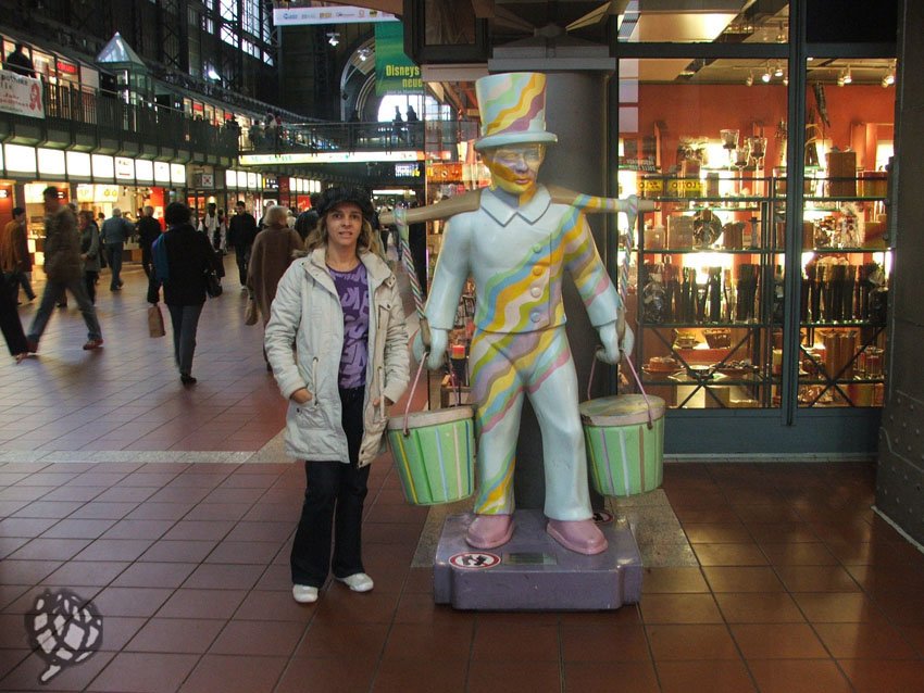 estação de trem de Hamburgo trem pela Europa 12