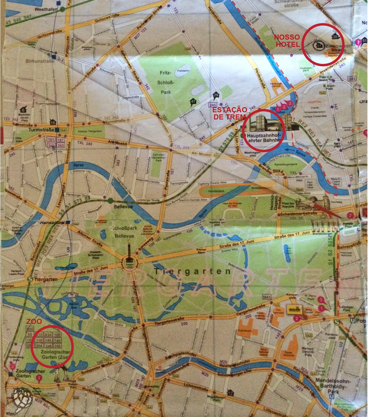 zoo berlin mapa
