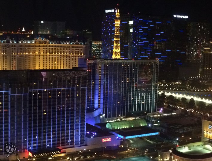 Las Vegas vista do alto