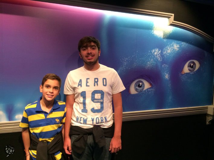 Blue Man Las Vegas meninos painel