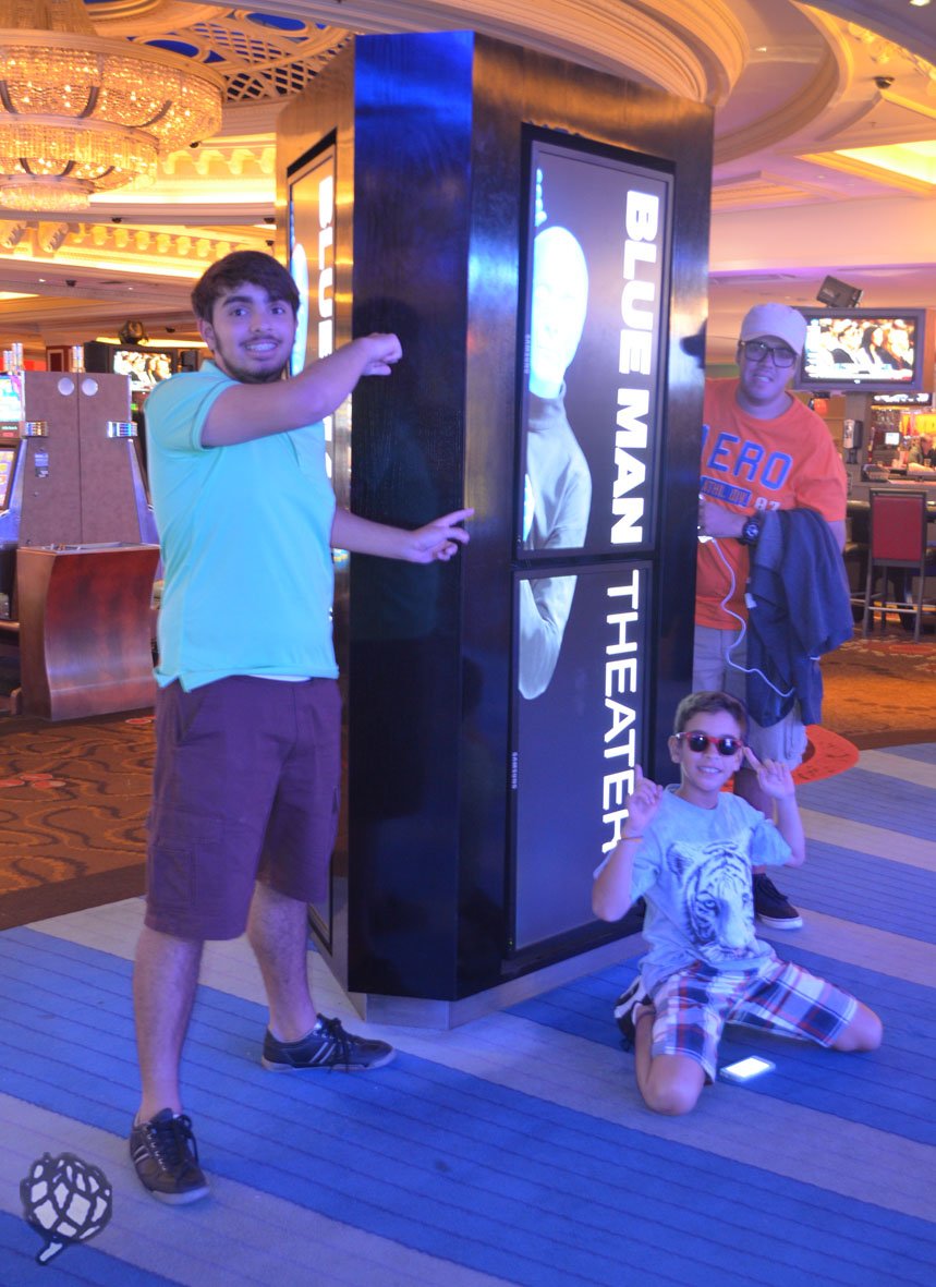 Blue Man Las Vegas totem