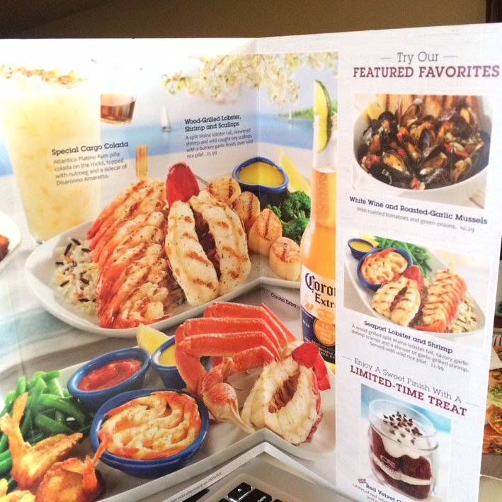 Red Lobster Las Vegas cardapio1