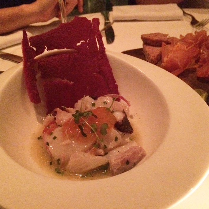 Cheviche aux Fruits de Mer do Bistrot Bagatelle