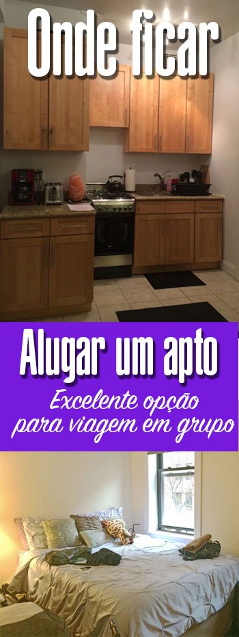 Apartamento alugado em New York