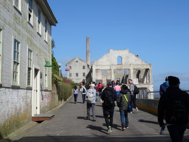 Alcatraz-chegada