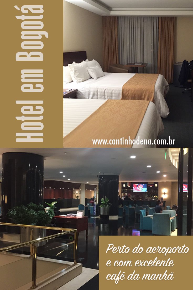 Hotel perto do aeroporto em Bogotá com excelente café da manhã
