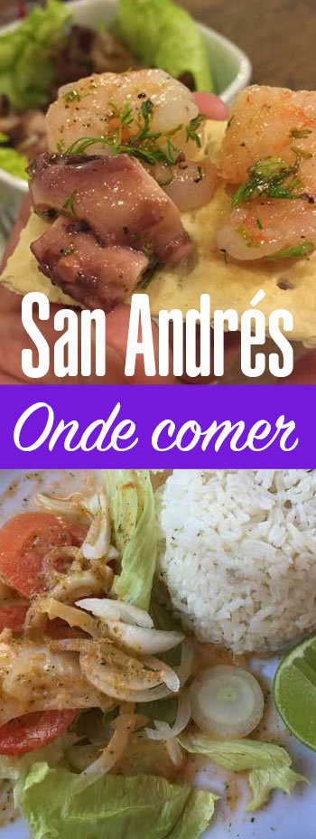 Lista de lugares onde comer em San Andrés
