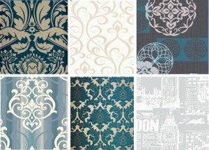 Tipos de papéis de parede importados