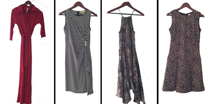 Roupas femininas compradas nos Estados Unidos