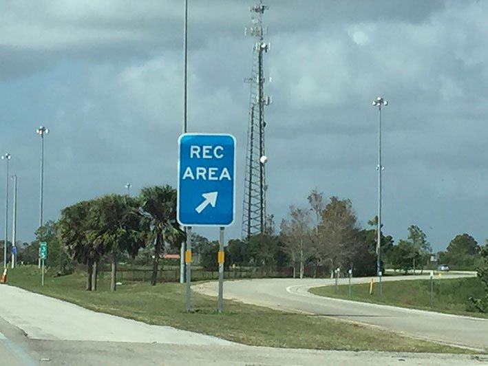 Pela estrada na Flórida