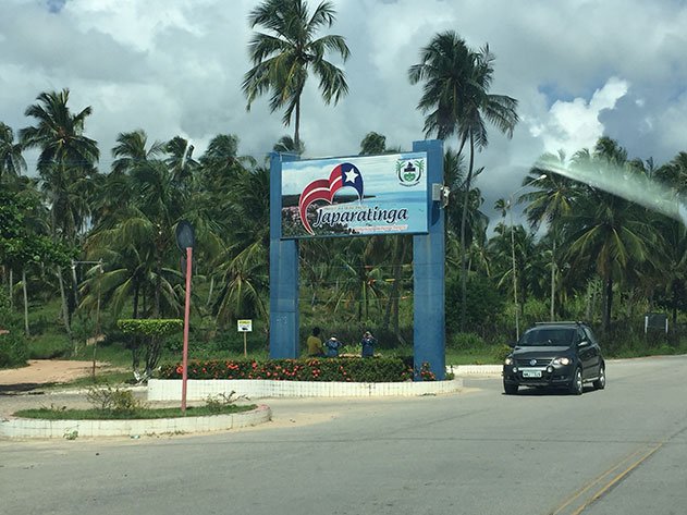 Placa de Japaratinga