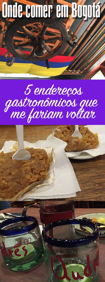 5 lugares onde comer em Bogotá