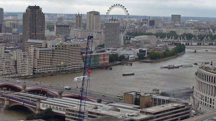 Vista de Londres do alto