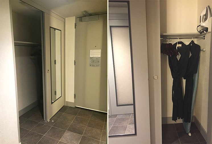 hotel em Boston armario