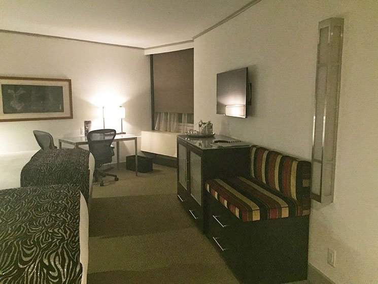 hotel em Boston quarto