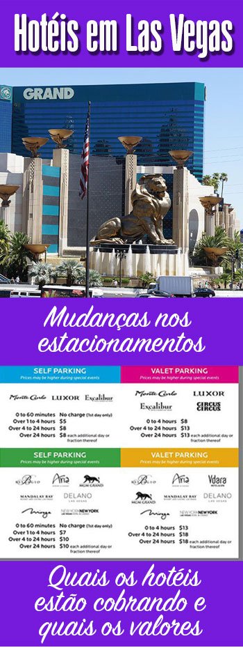O que mudou nos estacionamentos dos hotéis em Las Vegas
