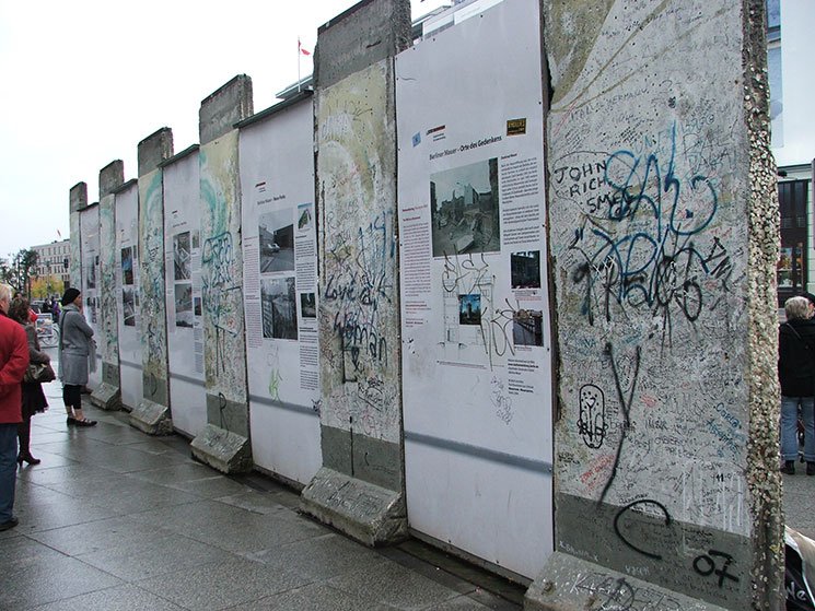 Partes do muro de Berlim