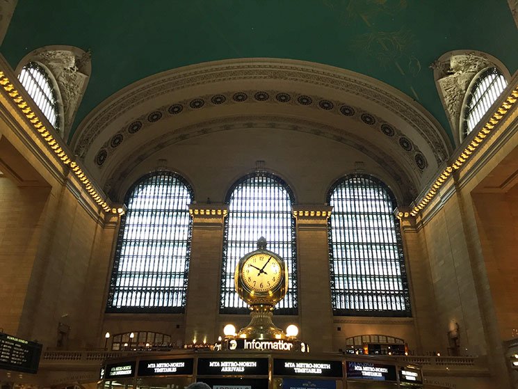 Relógio da Grand Central em New York