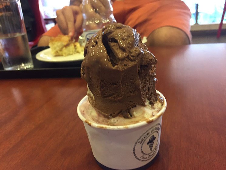 Sorvete na Casa Mathilde