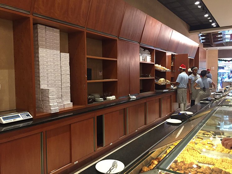 Balcão self-service da Casa Mathilde