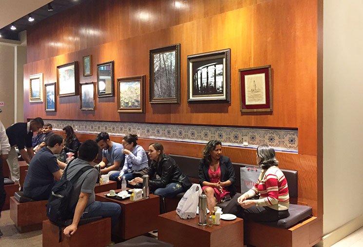 Interior da Casa Mathilde