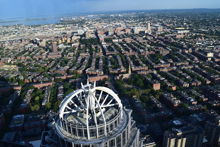 Boston vista do alto