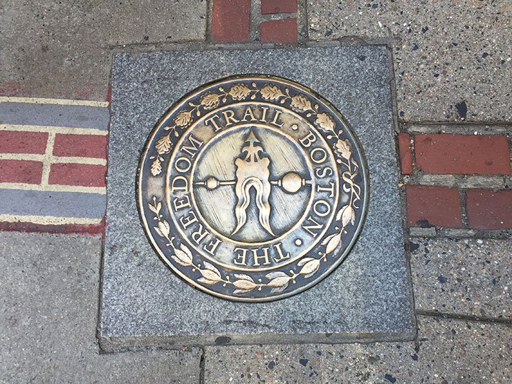 Pla sinalizadora da Freedom Trail