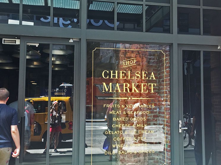 Entrada do Chelsea Market