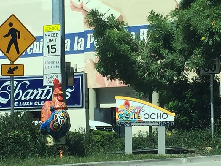 Chegada em Little Havana em Miami