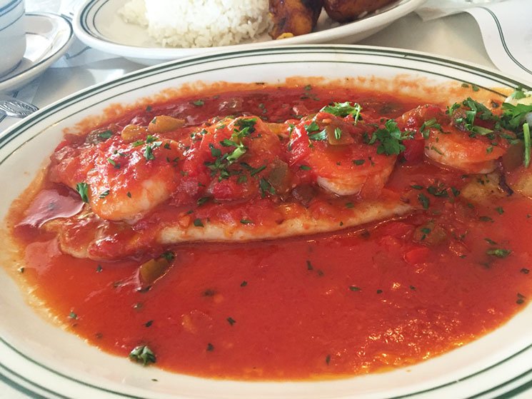 Peixe do Restaurante Versailles na Little Havana em Miami