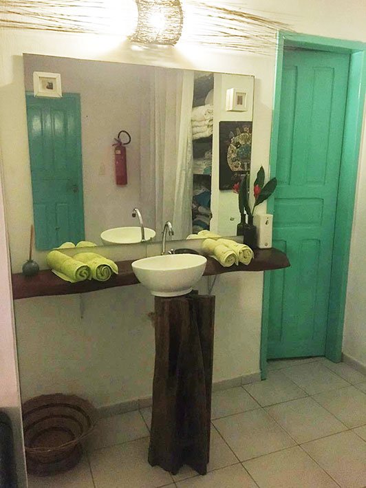 Banheiro do Restaurante Tuyn em Maragogi