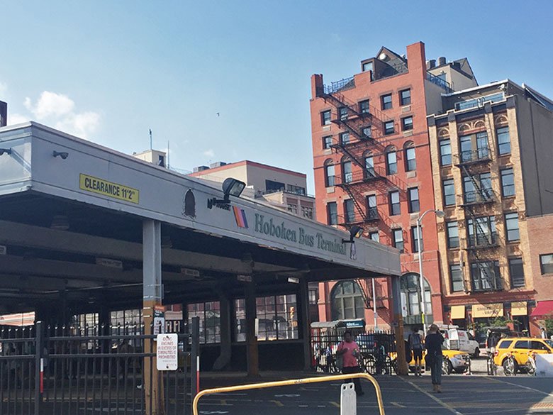 Estação de Hoboken em New Jersey
