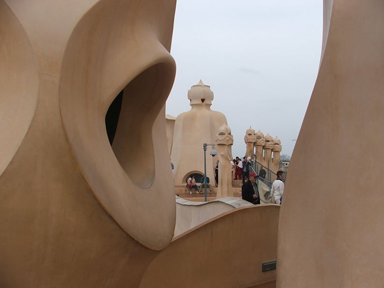 Azotea da Casa Milà ou La Pedrera