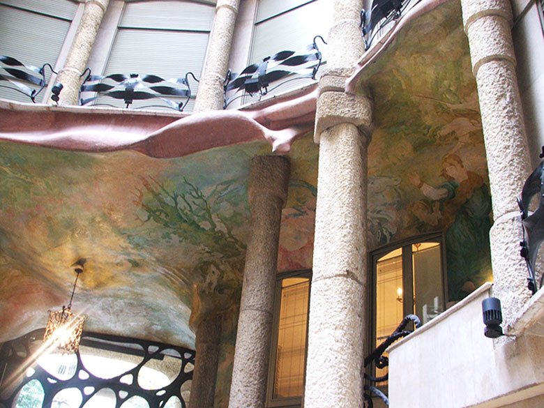 Pátio da Casa Milà ou La Pedrera