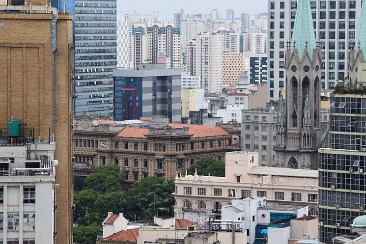 Vista de São Paulo do alto do Martinelli