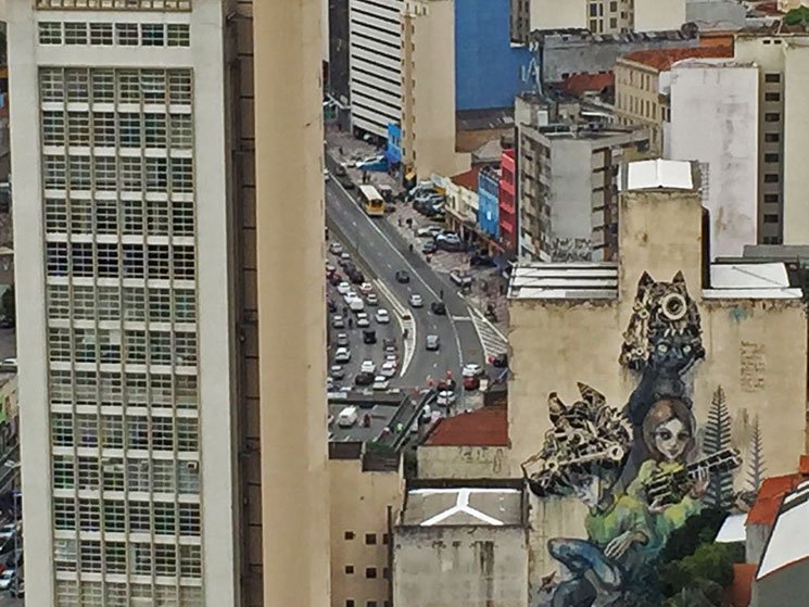 São Paulo do alto do Edifício Martinelli
