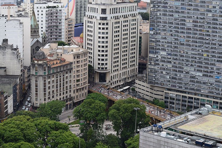 São Paulo do alto do Edifício Martinelli